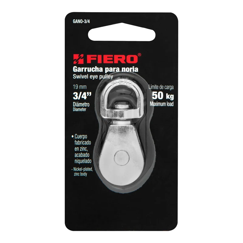 GARRUCHA METÁLICA FIERO PARA NORIA DE 3/4"