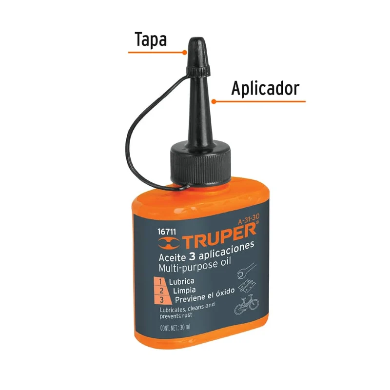 ACEITE MULTIUSOS TRUPER, 30ML (1OZ)