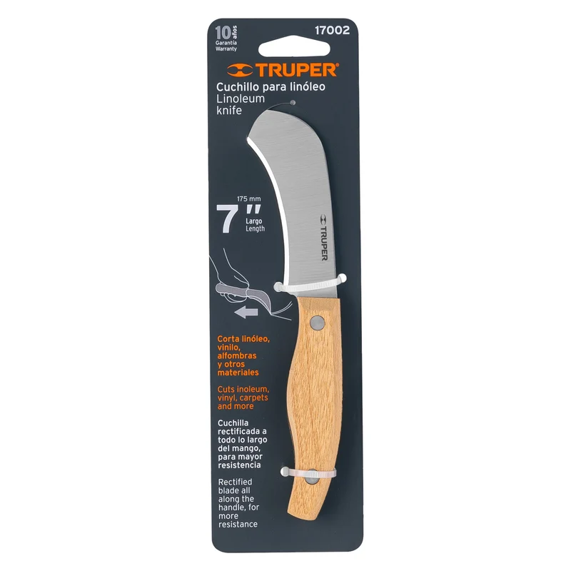 CUCHILLO 6" PARA LINÓLEO, TRUPER
