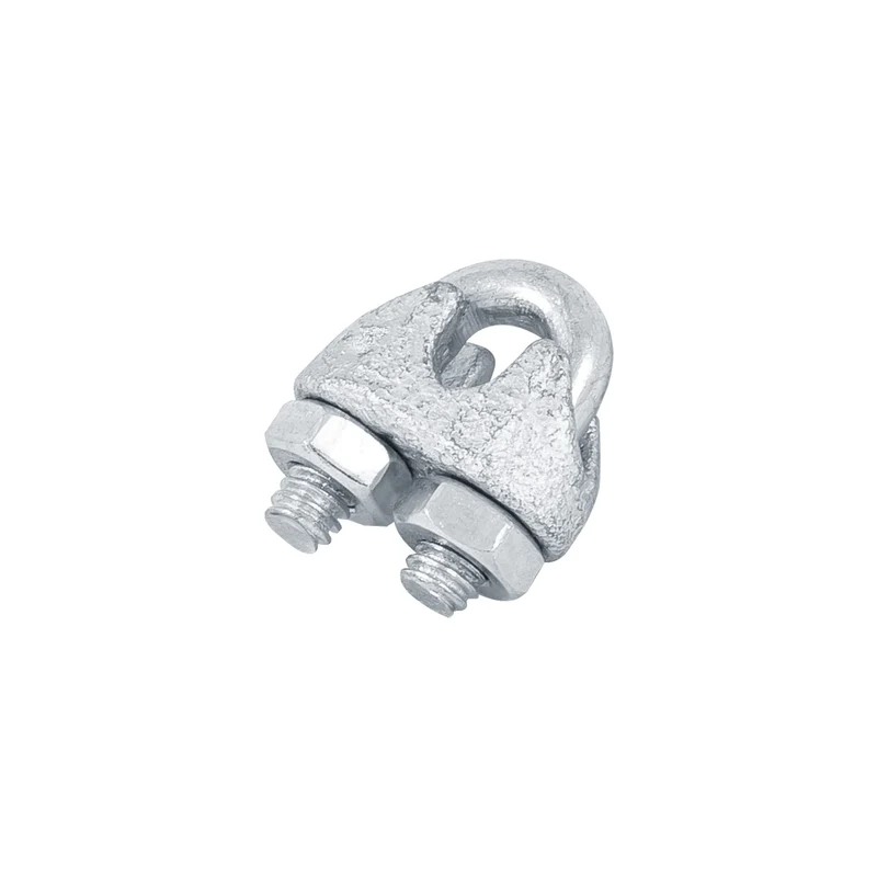 2 NUDOS DE HIERRO PARA CABLE FIERO, 3/16" EN BLÍSTER