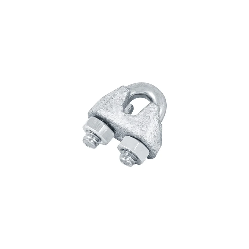 2 NUDOS DE HIERRO PARA CABLE FIERO, 1/8" EN BLÍSTER