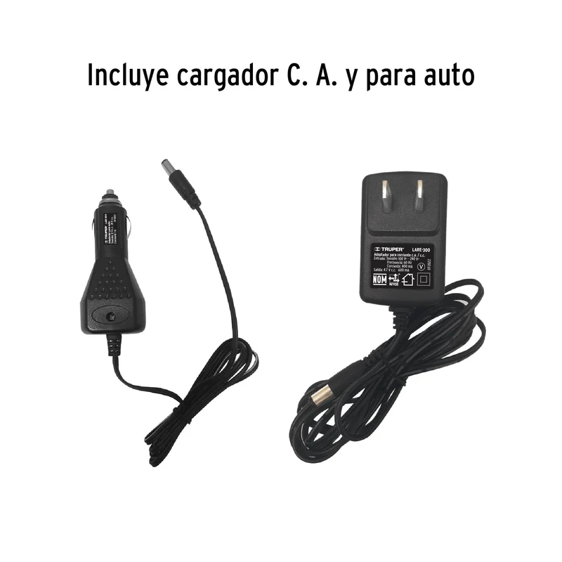 LÁMPARA LED RECARGABLE TRUPER DE 300 LM, ALTA POTENCIA