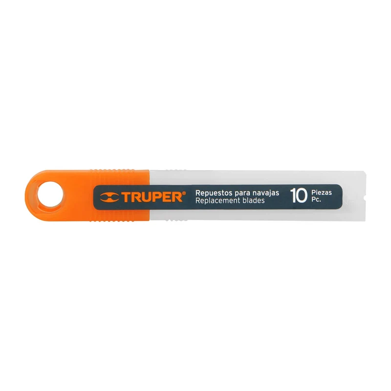 ESTUCHE CON 10 CUCHILLAS SK4 DE 18 MM PARA CUTTER, TRUPER