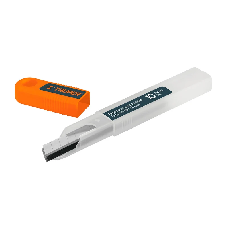 ESTUCHE CON 10 CUCHILLAS SK4 DE 18 MM PARA CUTTER, TRUPER