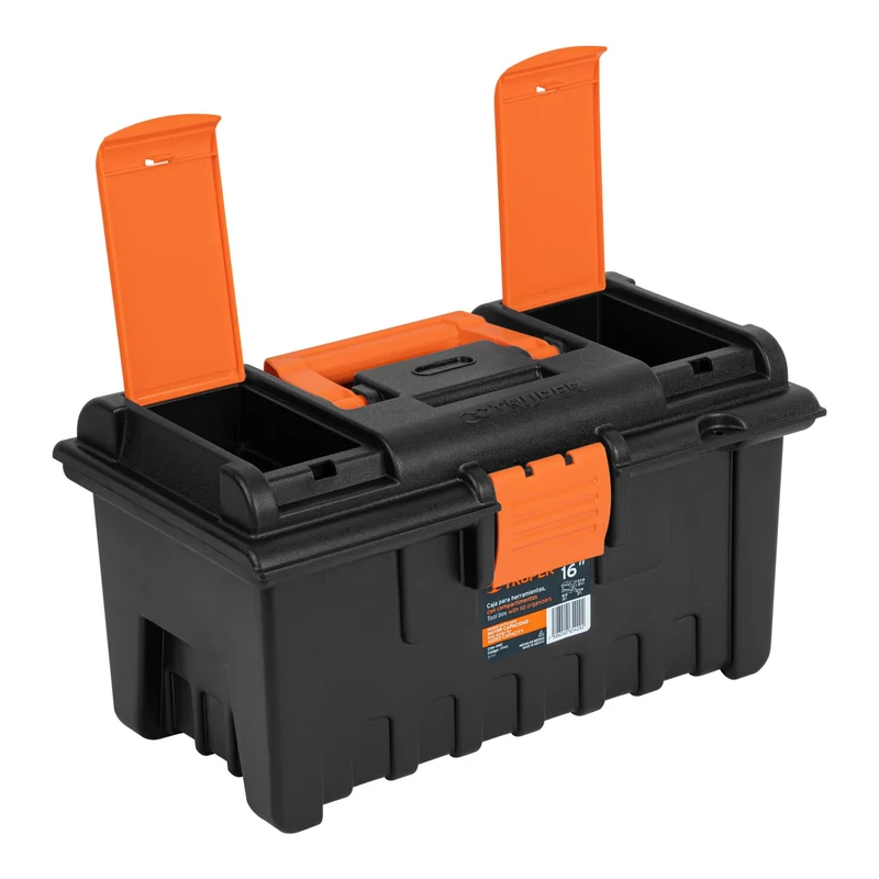CAJA PARA HERRAMIENTA TRUPER DE 16" (23 CM) CON COMPARTIMENTOS