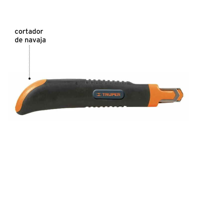 CUTTER 9 MM PROFESIONAL TRUPER CON ALMA METÁLICA Y GRIP