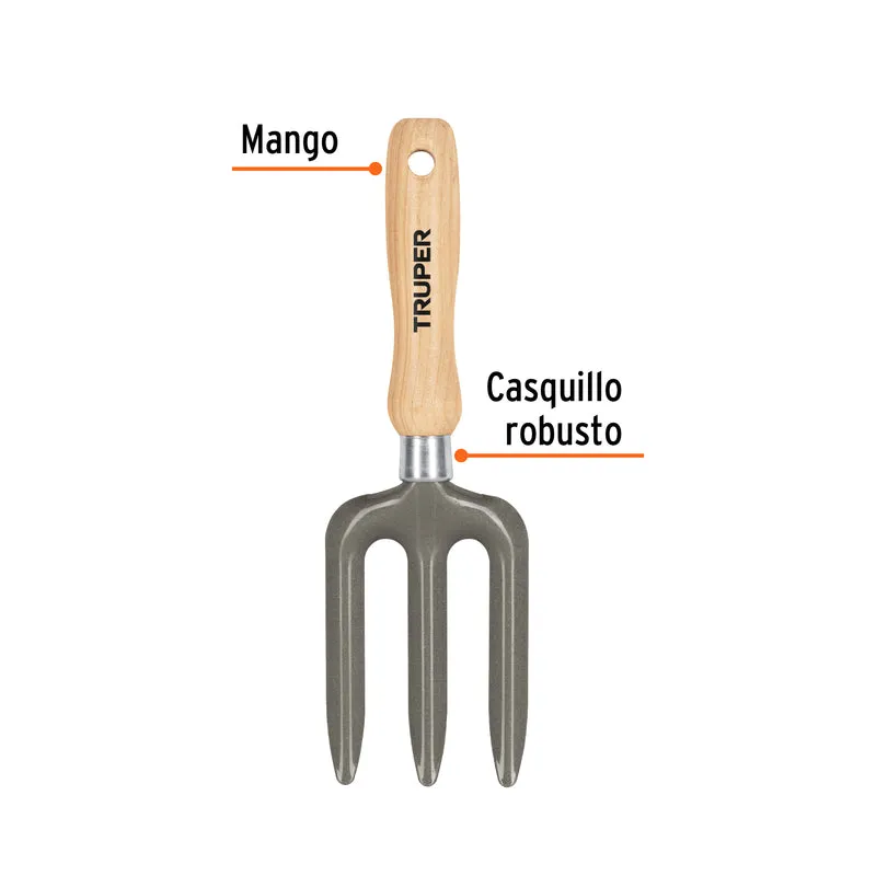 BIELDO PARA JARDÍN TRUPER, MANGO DE 6" (15 CM)