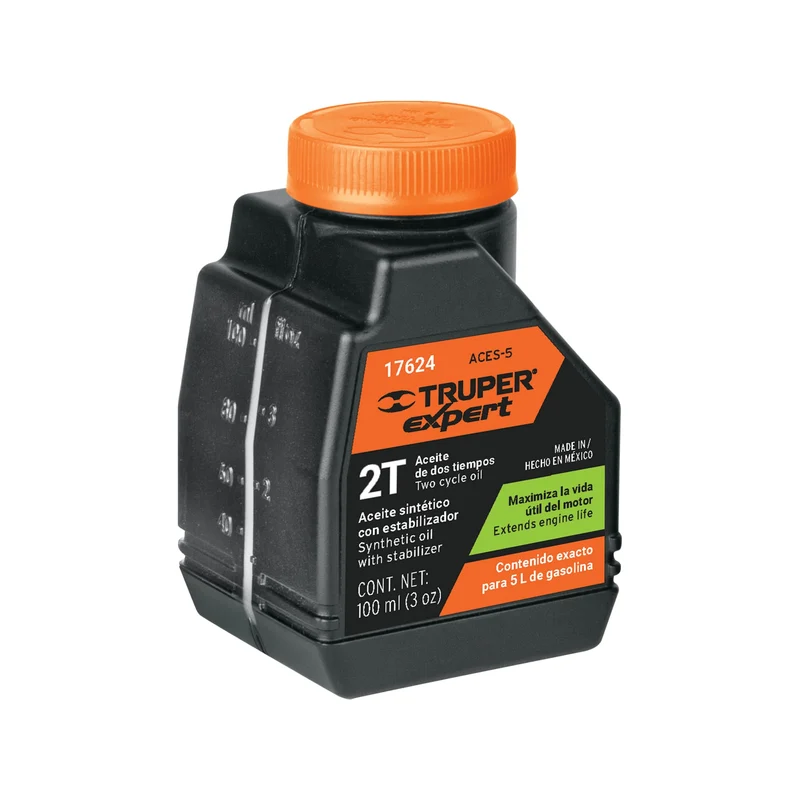 ACEITE SINTÉTICO PARA MOTOR TRUPER, 2 TIEMPOS, 100 ML