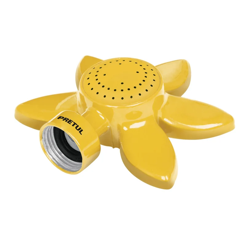 REGADERA CIRCULAR CON FLOR, PRETUL BASE DE ALUMINIO DE 40 A 50 PSI