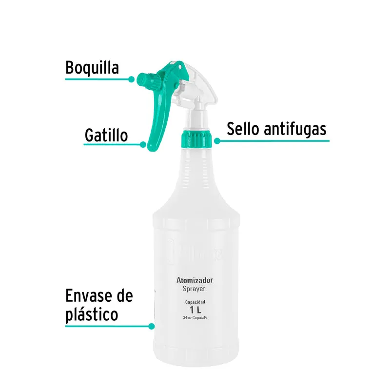 ATOMIZADOR KLINTEK DE 1 LITRO BLANCO