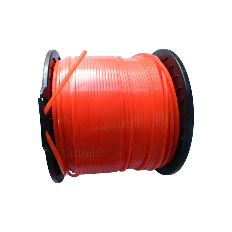 HILO DE NYLON CUADRADO PARA BORDEADORA Y DESMALEZADORA OLEO MAC 3.30MM X 183M, ROLLO 2.2 KG