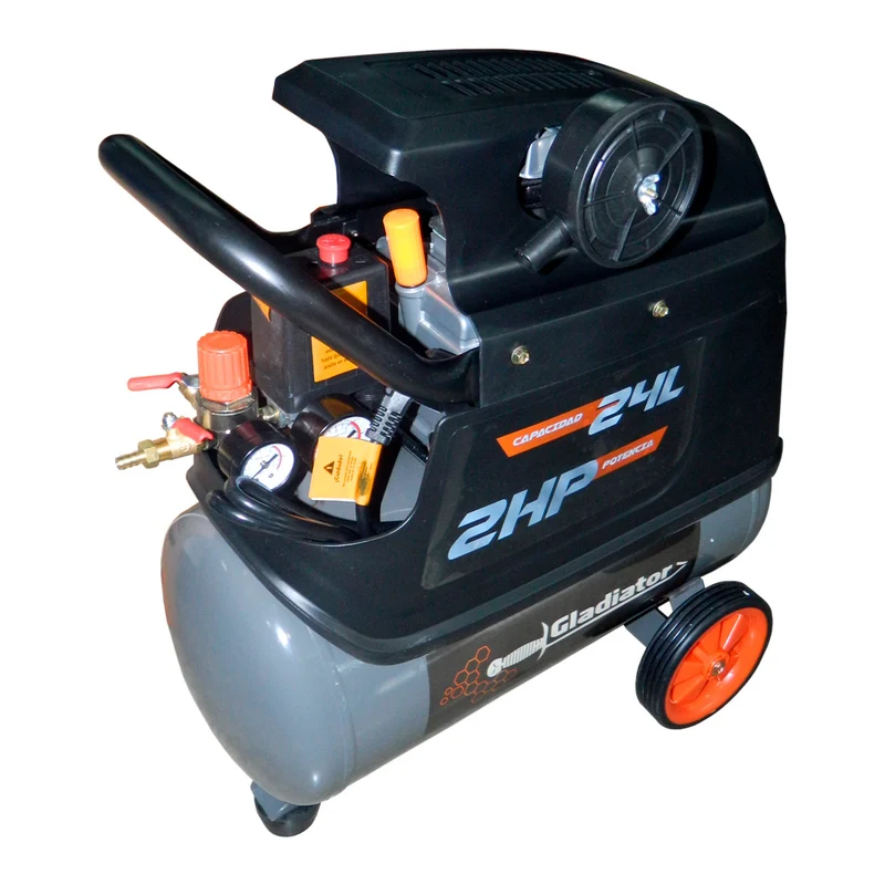 COMPRESOR GLADIATOR 2HP DE 24 LITROS 220V 50HZ 1500W