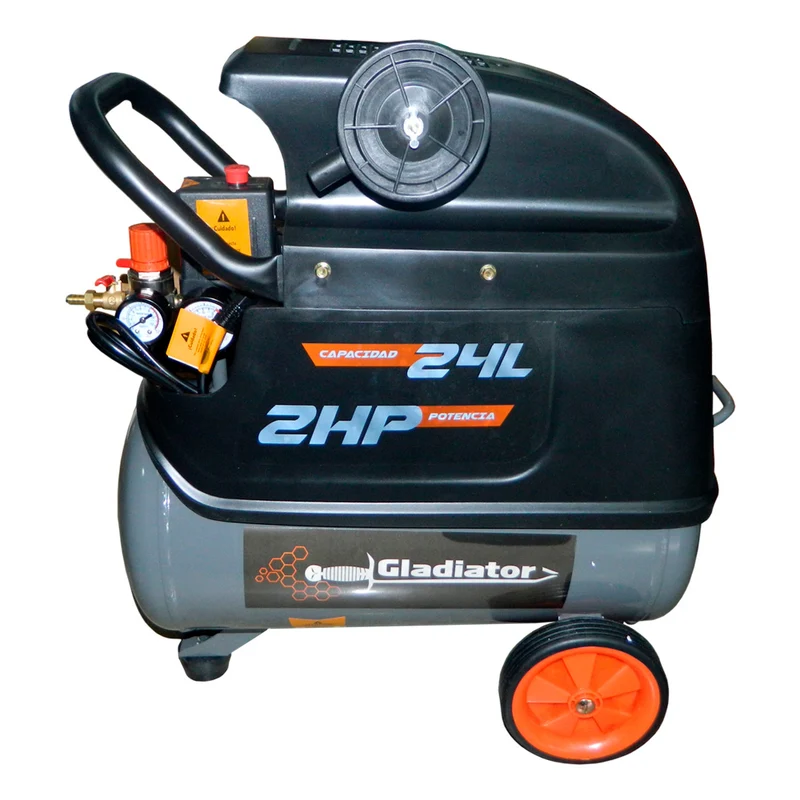 COMPRESOR GLADIATOR 2HP DE 24 LITROS 220V 50HZ 1500W