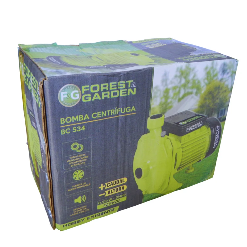 BOMBA CENTRÍFUGA 3/4HP FOREST & GARDEN