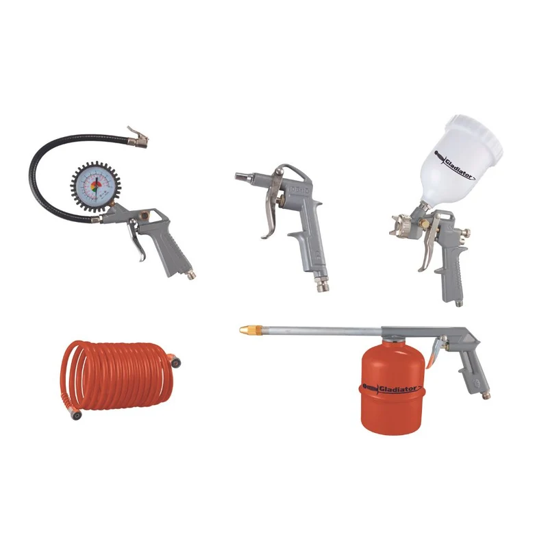 KIT DE 5 ACCESORIOS GLADIATOR PARA COMPRESOR