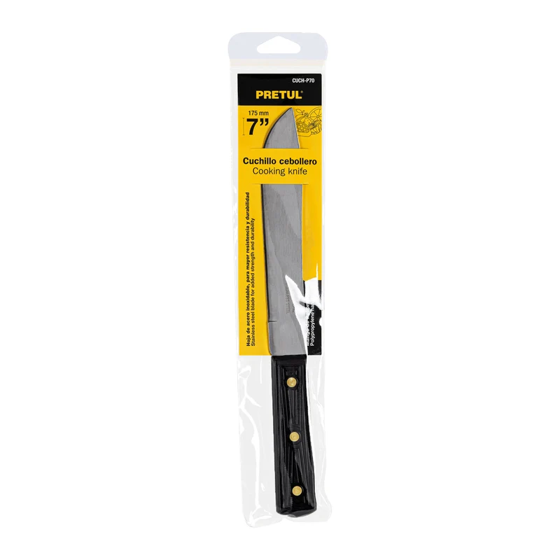 CUCHILLO CEBOLLERO 7" (18 CM) PRETUL, MANGO DE PLÁSTICO