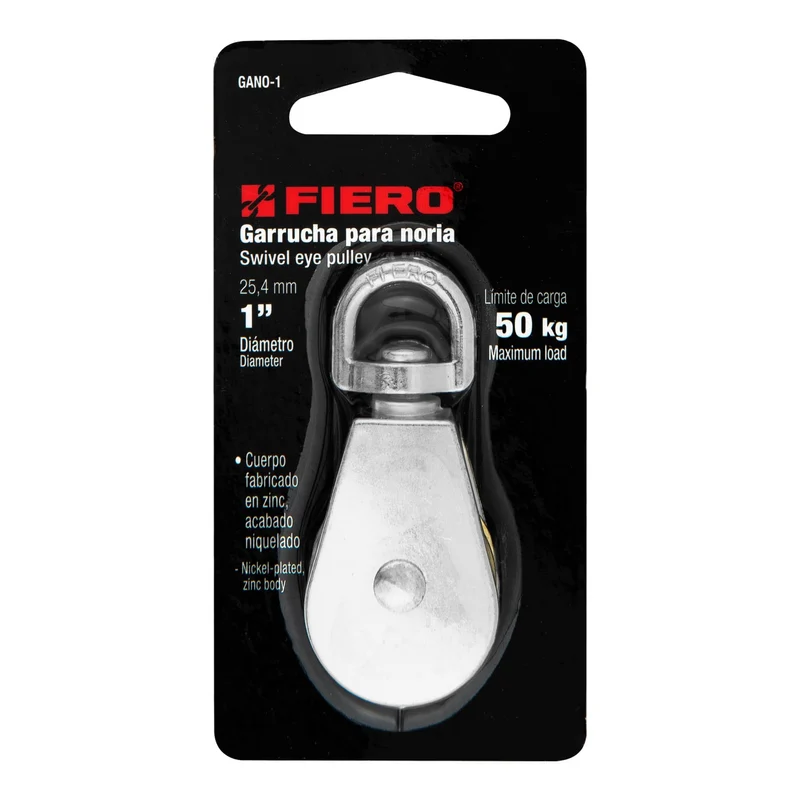 GARRUCHA METÁLICA FIERO PARA NORIA DE 1"