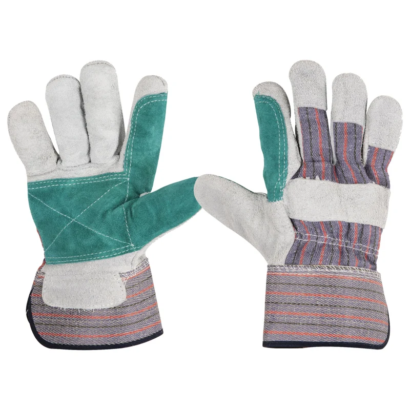 GUANTES DE CARNAZA Y LONETA CON REFUERZO PRETUL, UNITALLA