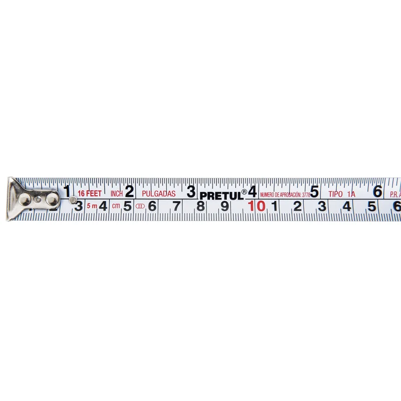 CINTA MÉTRICA AMARILLA PRETUL DE 3M, CINTA 13 MM