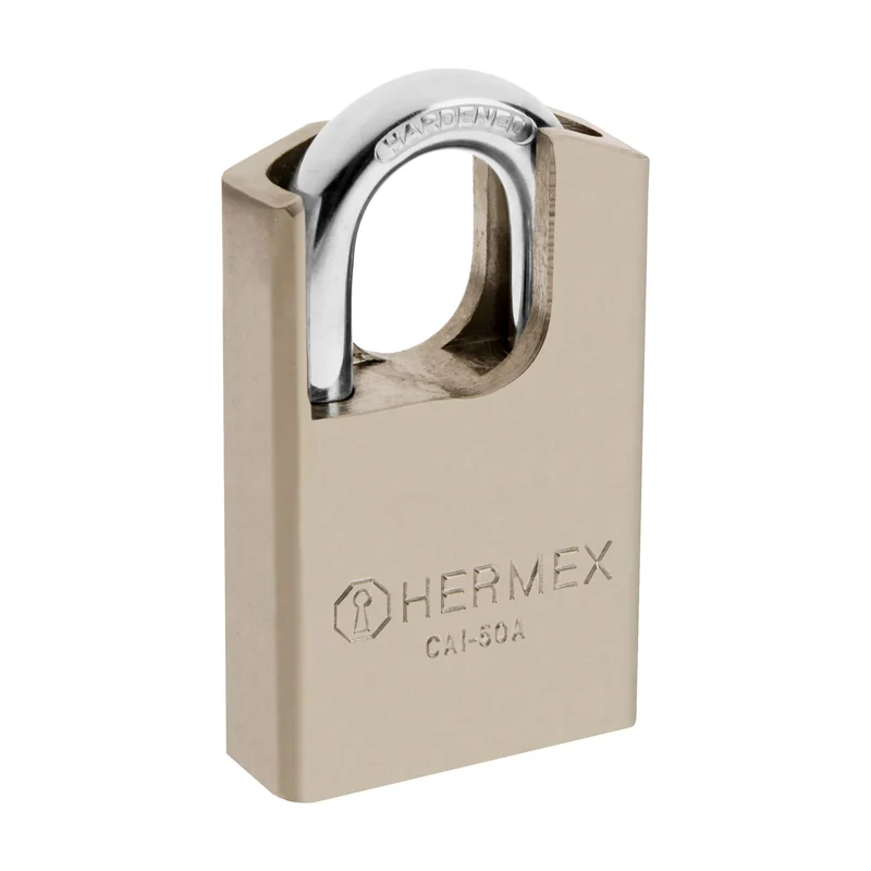 CANDADO DE ACERO 50MM HERMEX, MÁXIMA SEGURIDAD