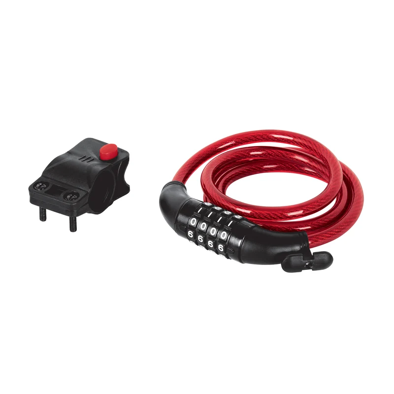 CANDADO DE CABLE CON COMBINACIÓN 10 MM X 1.20 M, HERMEX