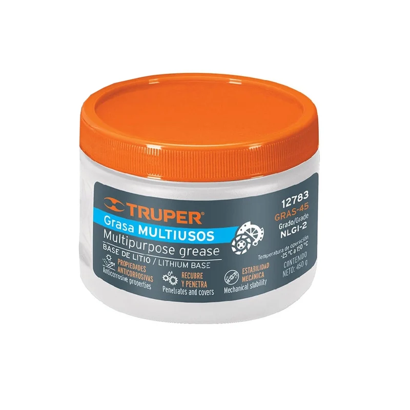 GRASA DE JABÓN BASE LITIO PARA CHASIS TRUPER, 450 G