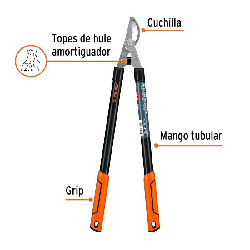 TIJERA PARA RAMAS TRUPER DE 68 CM CLASSIC, MANGOS TUBULARES