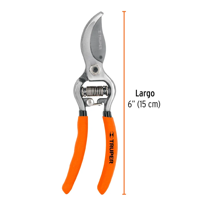 TIJERA FORJADA PARA PODA TRUPER 6" (15 CM), USO EN JARDINERÍA