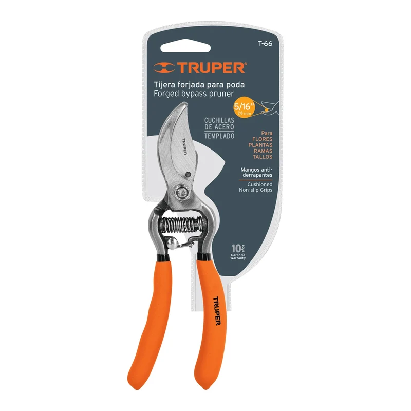 TIJERA FORJADA PARA PODA TRUPER 6" (15 CM), USO EN JARDINERÍA