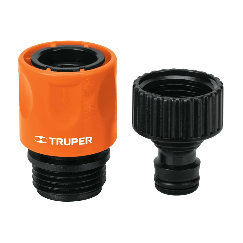 CONECTOR 3/4" RÁPIDO DE ABS GRIFO-MANGUERA SISTEMA CLICK, TRUPER