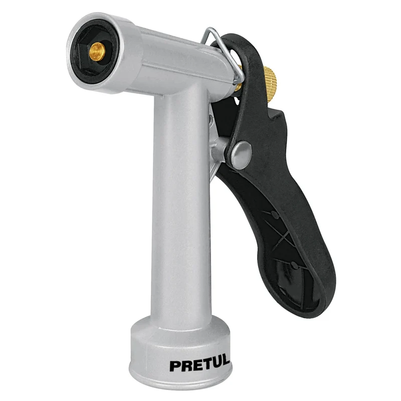 PISTOLA PARA RIEGO PRETUL DE 2 FUNCIONES, METÁLICA