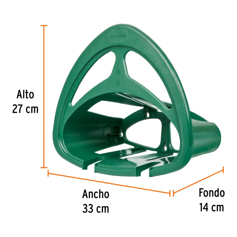 PORTAMANGUERA DE PLÁSTICO VERDE, TRUPER