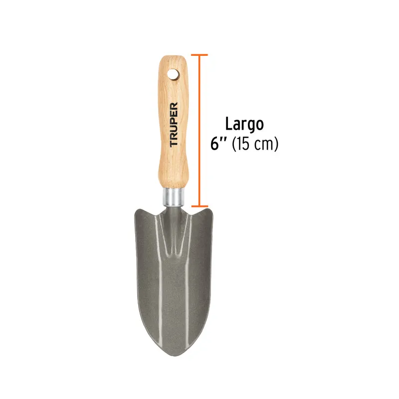 PALITA PARA JARDÍN TRUPER, MANGO DE 6" (15 CM)