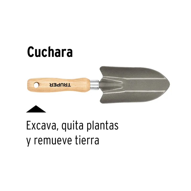 PALITA PARA JARDÍN TRUPER, MANGO DE 6" (15 CM)