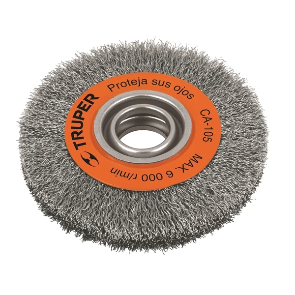 CARDA DE ALAMBRE ONDULADO 6" X 13/16" TRUPER
