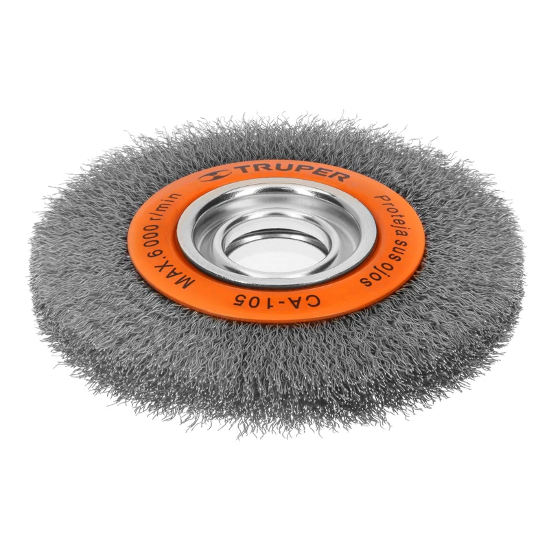 CARDA DE ALAMBRE ONDULADO 6" X 13/16" TRUPER