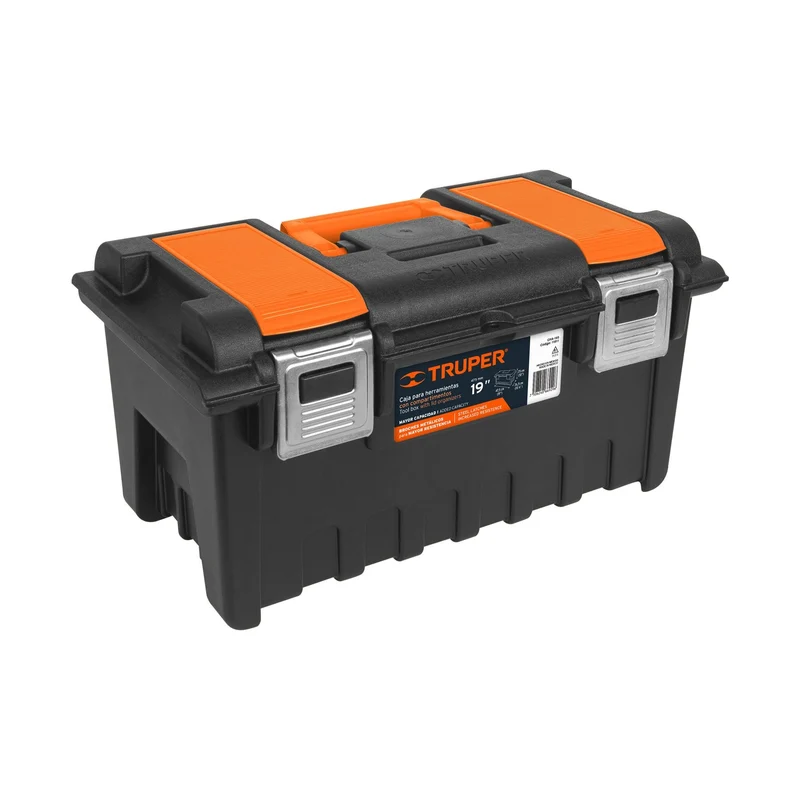 CAJA PARA HERRAMIENTA TRUPER DE 19" (48 CM) CON COMPARTIMENTOS