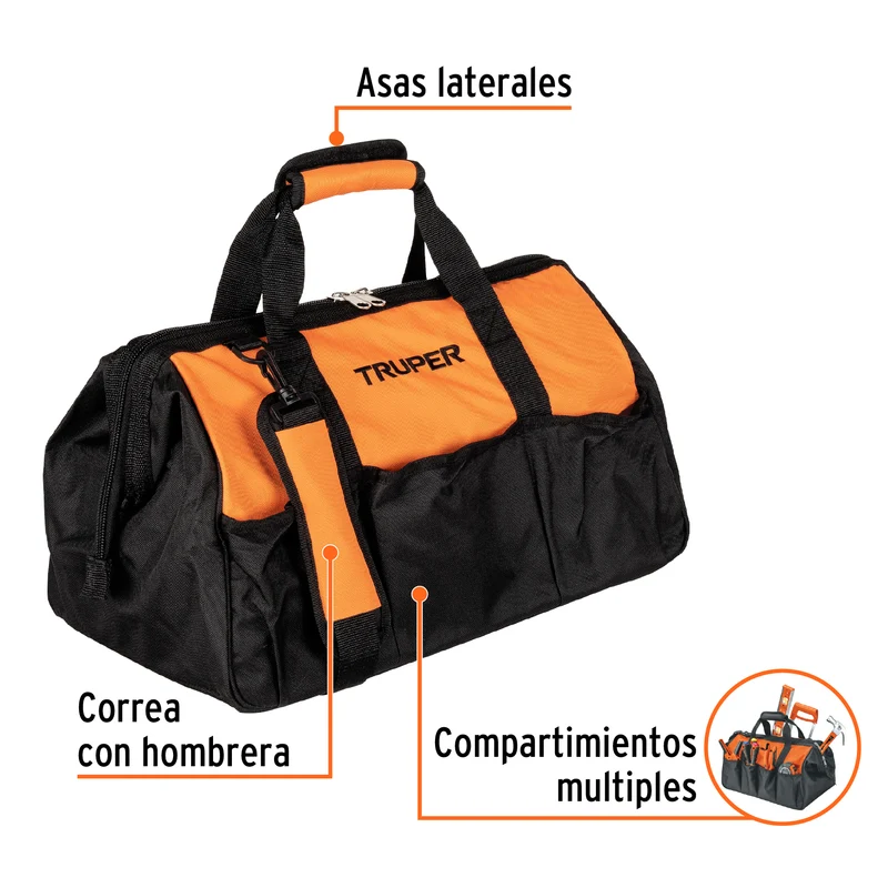 MALETA PORTAHERRAMIENTAS TRUPER DE 18" (46 CM)