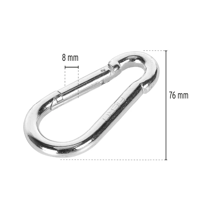 MOSQUETÓN ACERO TRUPER 5/16"-3" (8 CM) FIERO