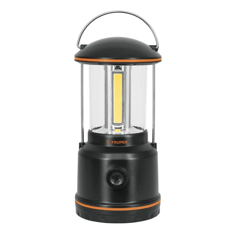 LINTERNA LED PARA CAMPAMENTO TRUPER, TIPO FAROL DE PILAS 3 D LUZ ATENUABLE