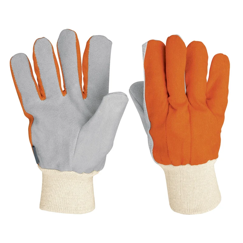 GUANTES TRUPER DE CARNAZA Y LONETA USO LIGERO