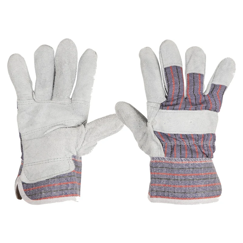 GUANTES PRETUL TRUPER DE CARNAZA Y LONETA, UNITALLA