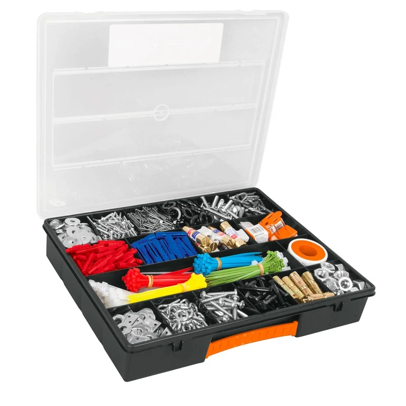 ORGANIZADOR TRUPER DE 14" CON 18 COMPARTIMENTOS