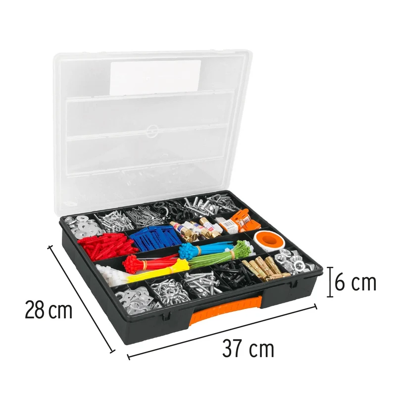 ORGANIZADOR TRUPER DE 14" CON 18 COMPARTIMENTOS