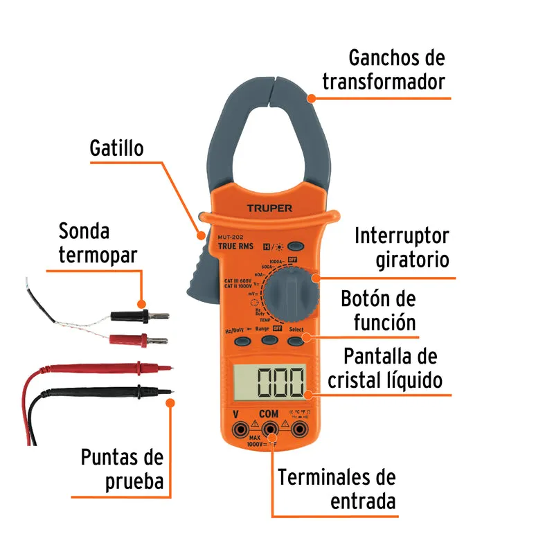MULTÍMETRO PARA MANTENIMIENTO INDUSTRIAL TRUPER