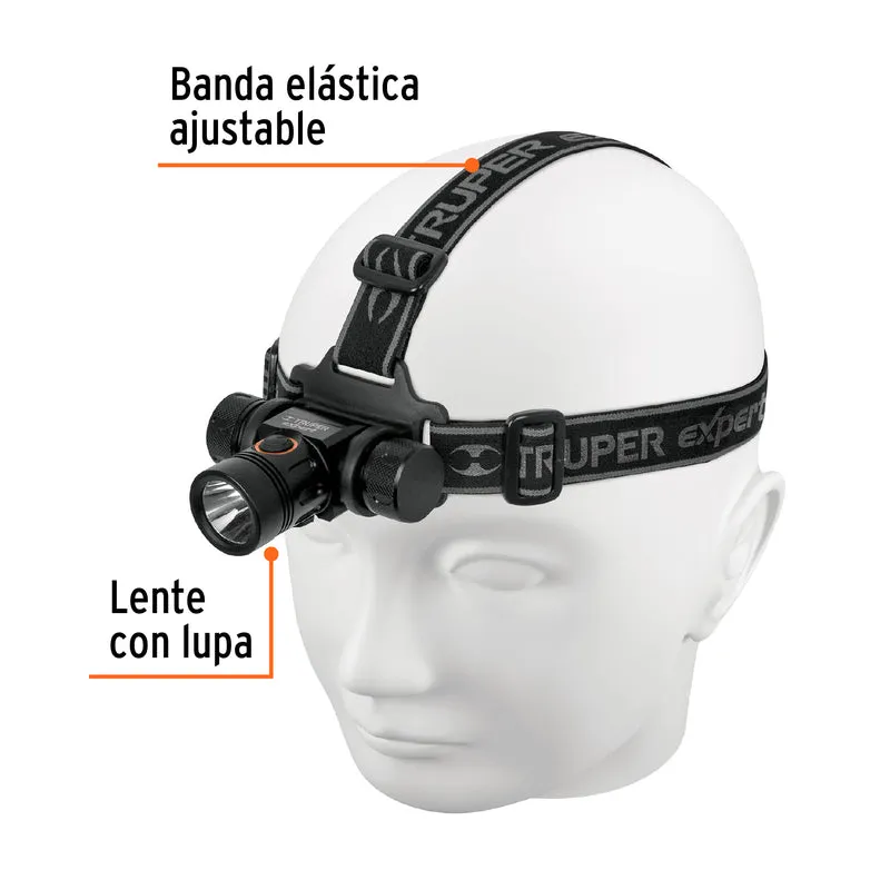 LINTERNA DE MINERO 1 LED CREE TRUPER 500 LM RECARGABLE