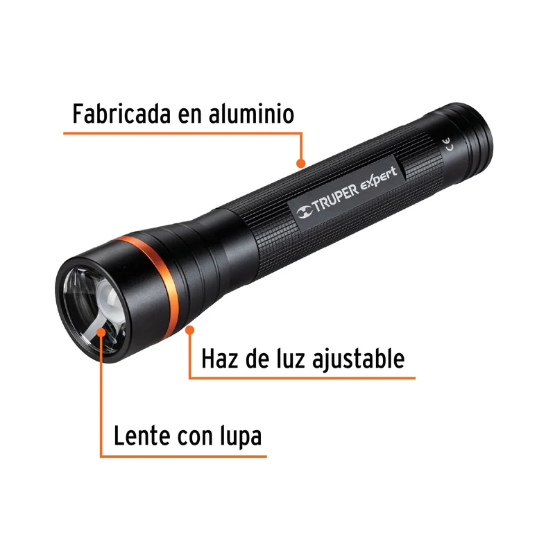 LINTERNA DE ALUMINIO LED CREE TRUPER 530 LM 3 PILAS D