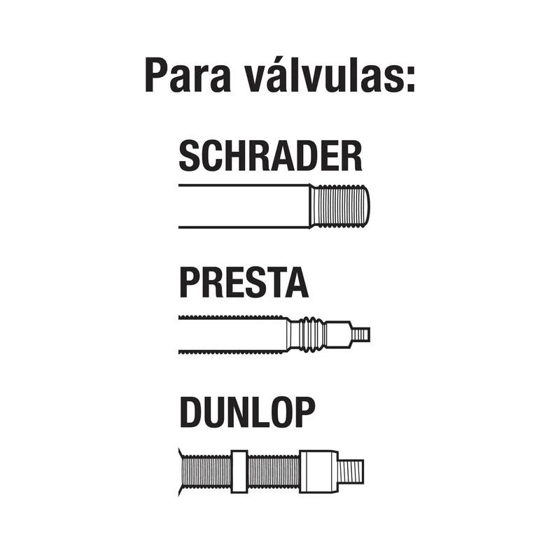 INFLADOR MANUAL PRETUL, CUERPO DE ACERO