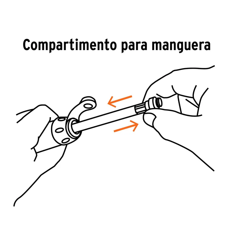 MINI BOMBA MANUAL PARA BICICLETA TRUPER 75 PSI CUERPO LIGERO DE ALUMINIO