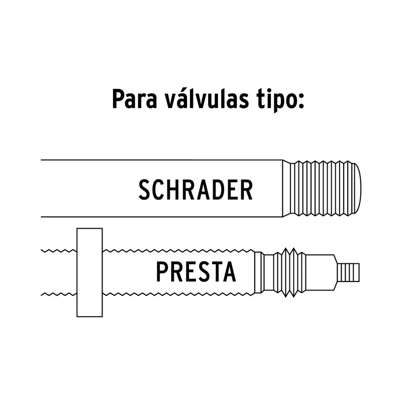 MINI BOMBA MANUAL PARA BICICLETA TRUPER 75 PSI CUERPO LIGERO DE ALUMINIO